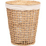 Woven Laundry Basket H: 520mm, W: 440mm Natural