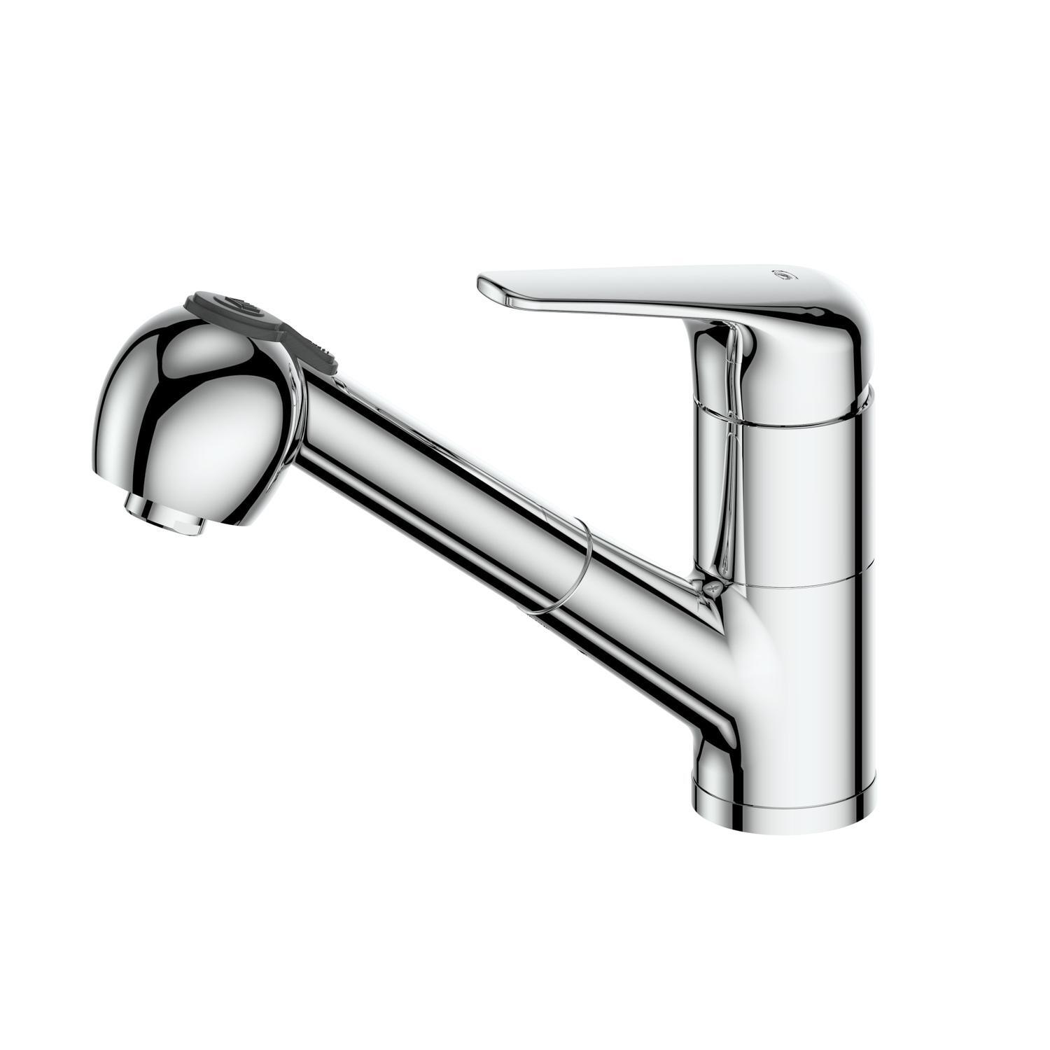 Pull Out Sink Mixer  Chrome