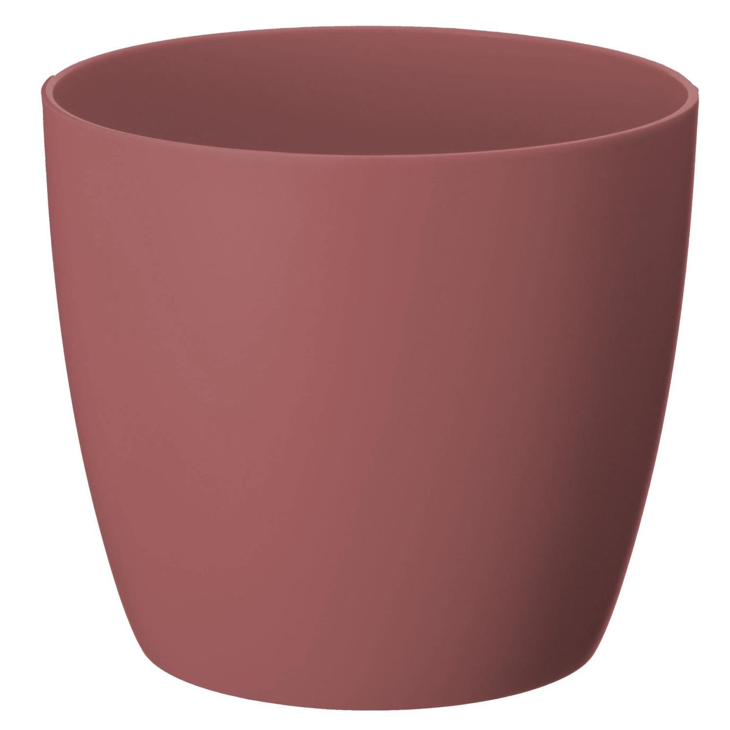 Recycled Plastic Elm Pot 11cm Claret  Claret