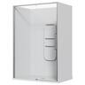 Alcove Frameless Sliding Side Mould Acrylic Shower 1400 x 915 x 2040mm Chrome