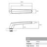 Entrance lock hinged 1-Point Black