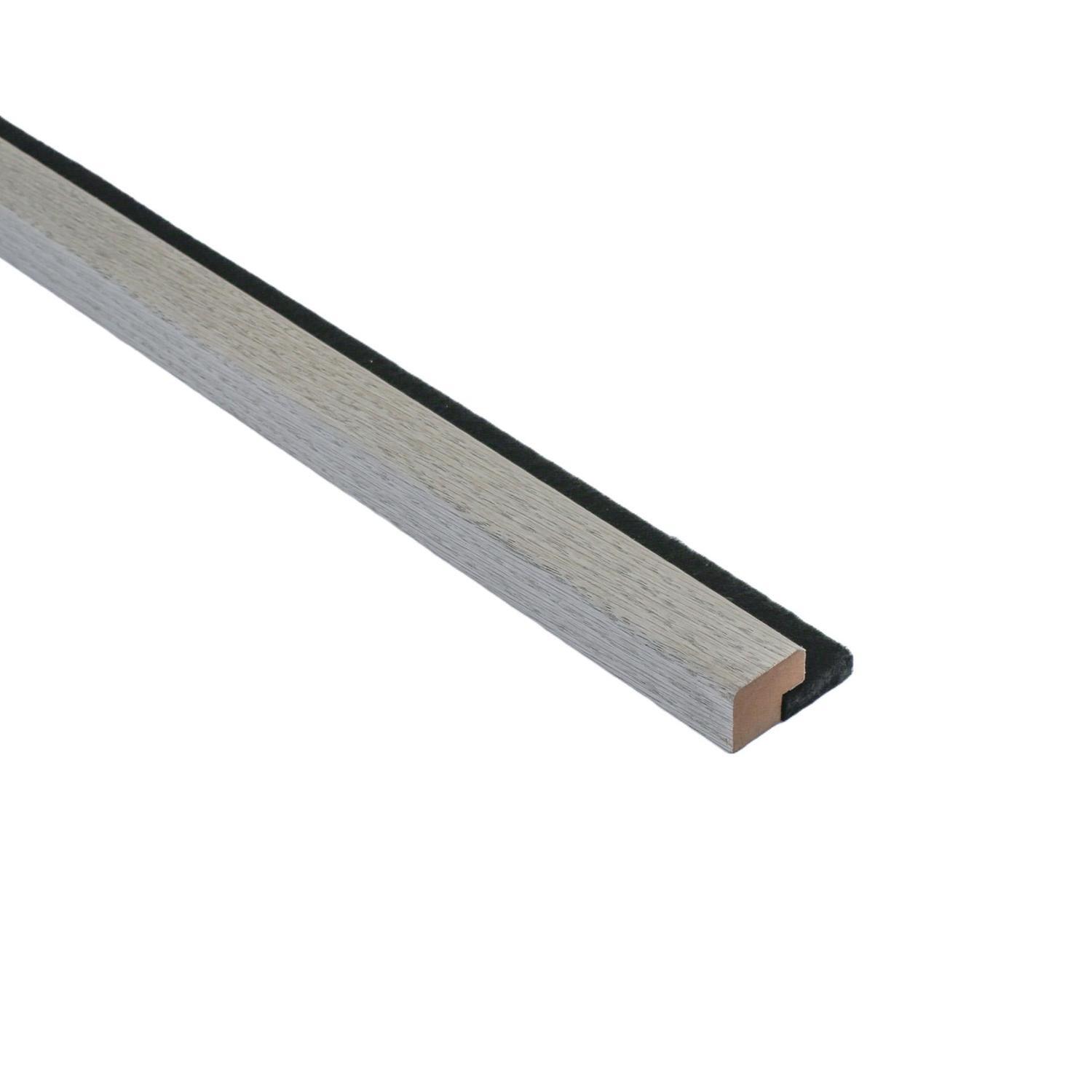 Sonik Acoustic Edge with Felt L: 2400mm, W: 45mm, H: 22mm Grey Oak
