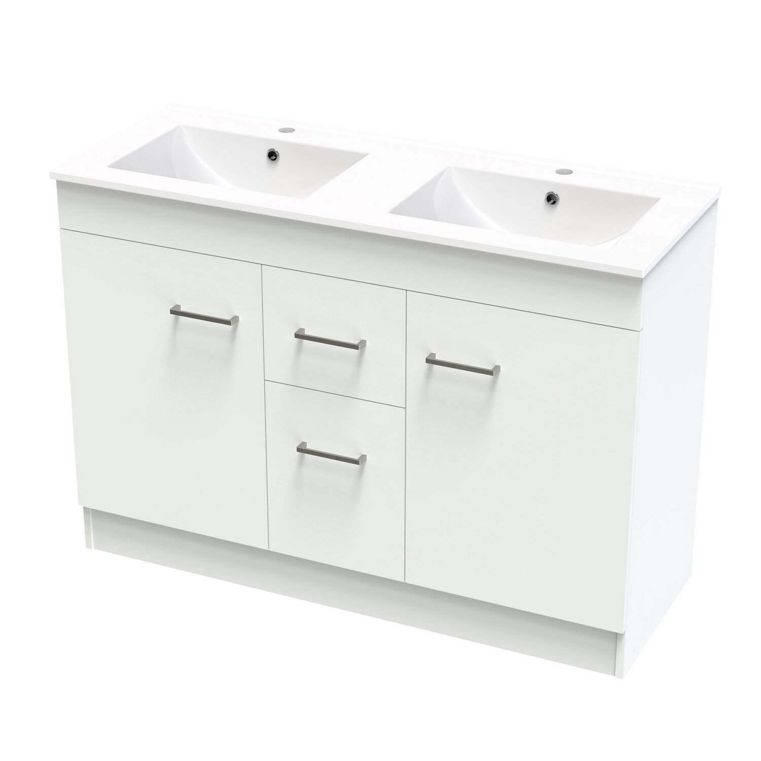 Cashmere Double Bowl Classic Floor Standing Vanity