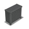 Utility Enclosure D: 500mm W: 1100mm H: 1000mm Grey Friars