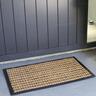 Rubber Coir Combo Mat - Stripe