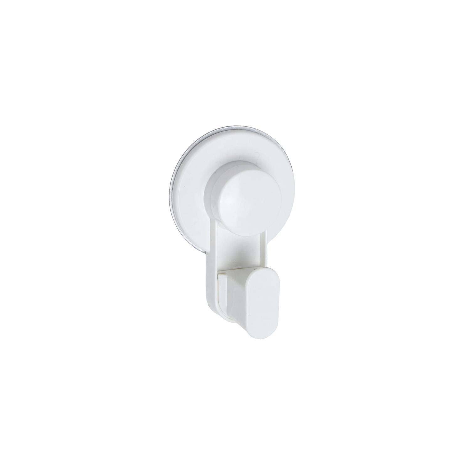 Hook with Suction Cup 3 Pack White