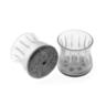 Round Clear Sleeve Glides with Felt 30 to 35mm