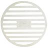 Round Aluminium Grate Silver