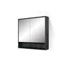 Cinna Mirror Cabinet W:750mm, H:700mm, D:160mm Dark Oak