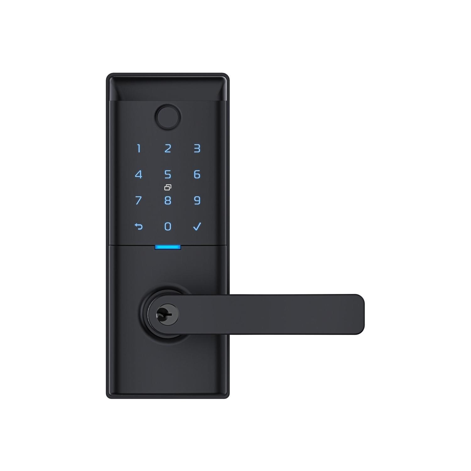 Smart Entrance Lever Black Finish