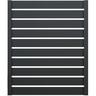 VistaWall Horizontal SLAT Pedestrian Gate H: 1200mm x W: 1000mm Black