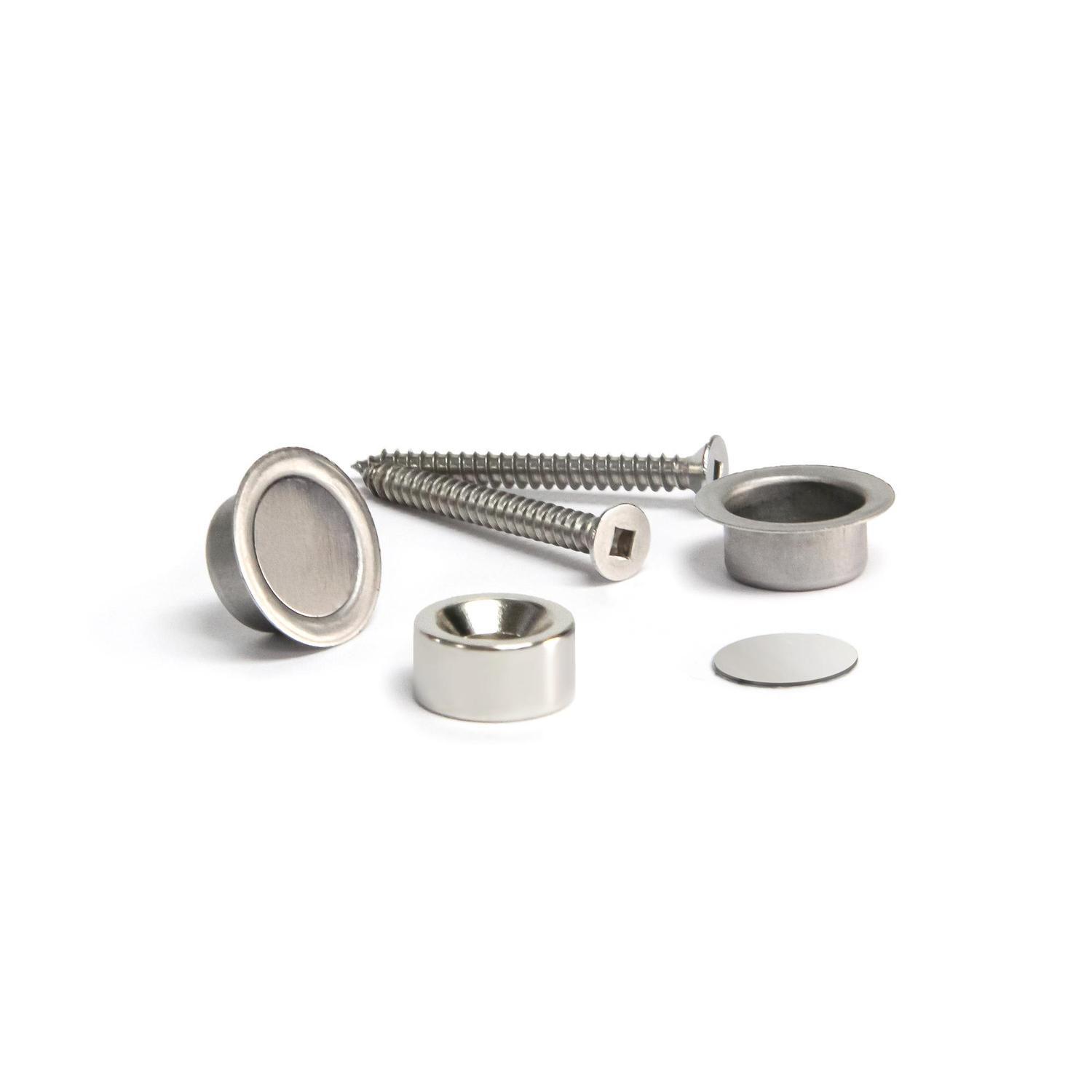 Concealed Magnetic Door/Cupboard Catch With Stainless Steel Cover