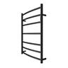 7 Bar Heated Towel Rail Black