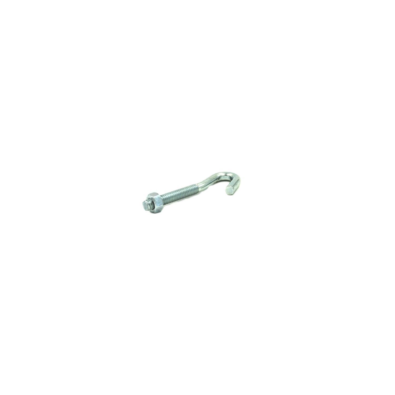 Screw Hook & Nut Zinc Plated 5/16 inch