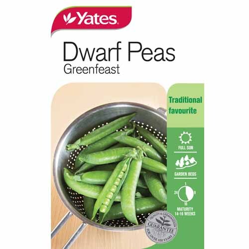 Peas Greenfeast Dwarf Variety