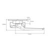 Window Handle Timber Right-Hand Face Fix 107mm White