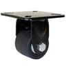 Low Profile Nylon Fixed Castor 50mm Black