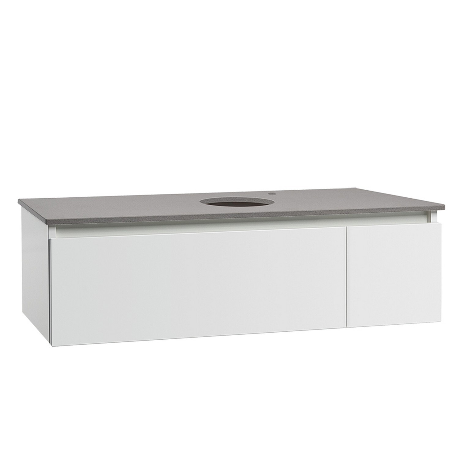 Valencia Wall Hung Single Bowl 1 Drawer 1 Door