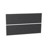Wall Hung Vanity Cabinet Handleless Drawer Front Set 900mm Matte Black