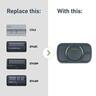 Four Button Visor Remote Control Garage Door Opener  Grey