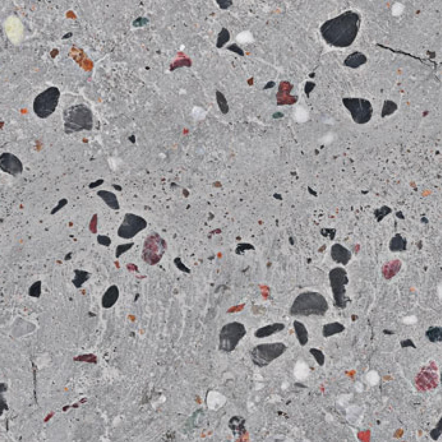 Wall Tile  650 x 375 x 5mm  Terrazzo Dark Grey