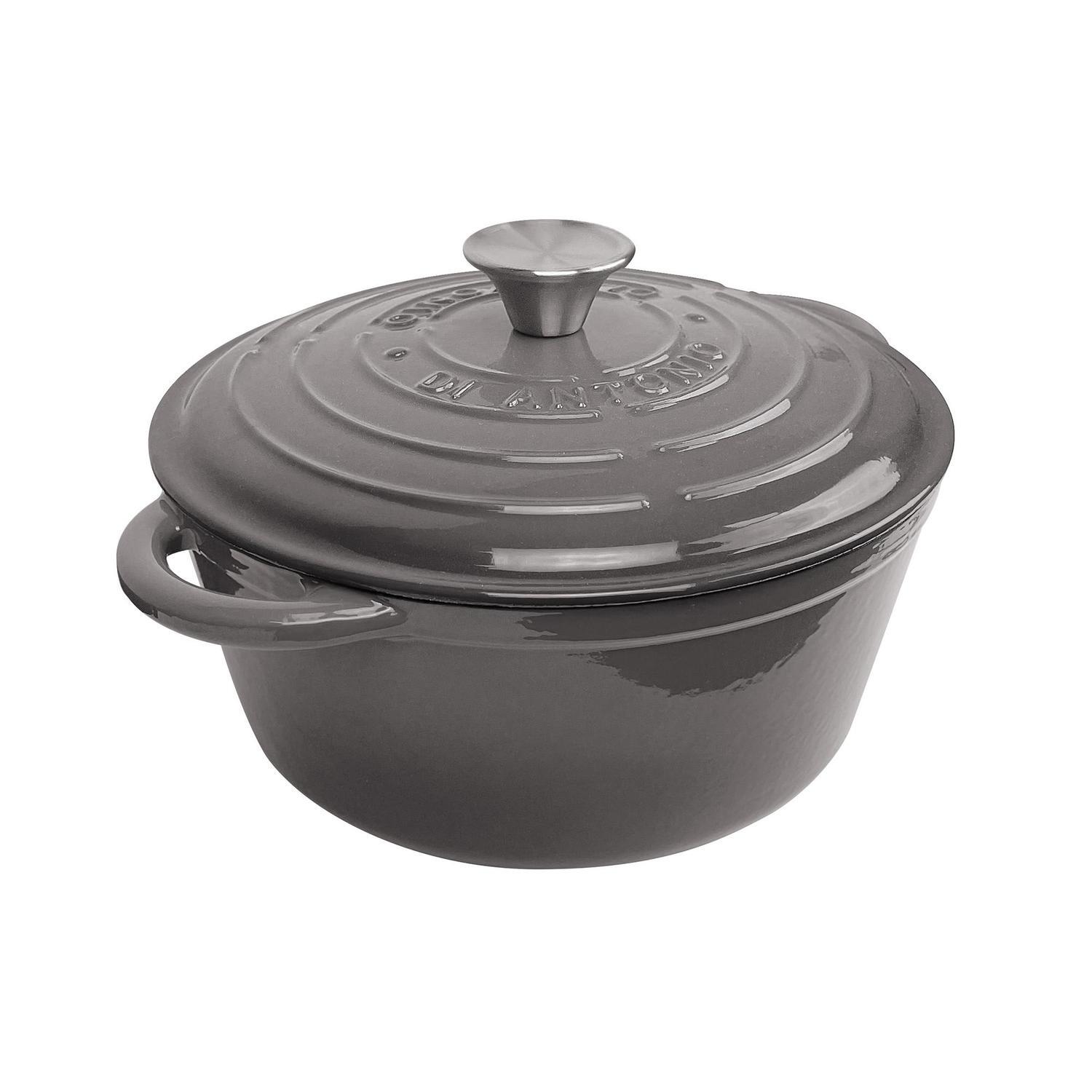Cast Iron Casserole 4.6L Slate Grey