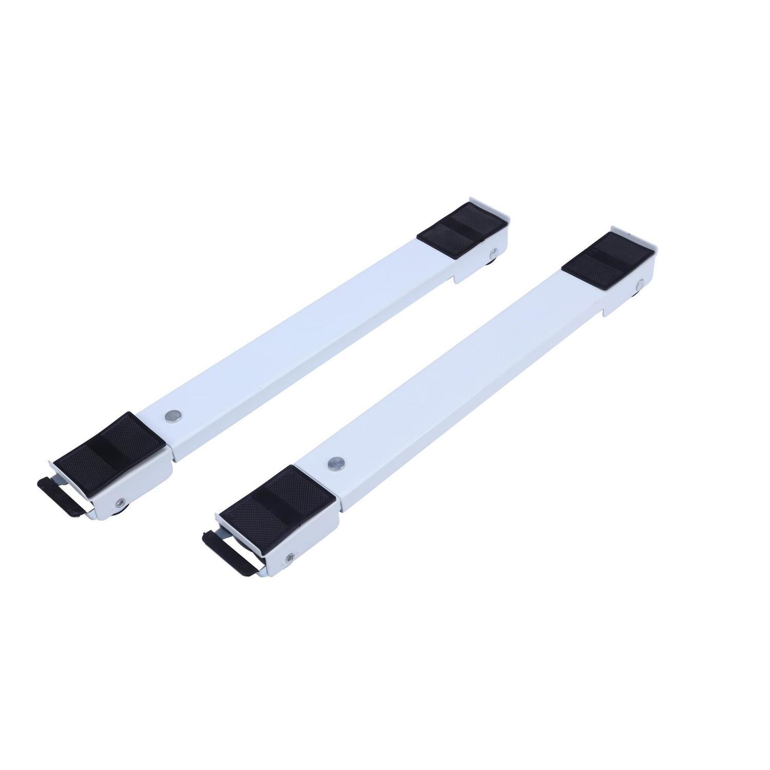 2Pcs Extension Trolley 250kg White