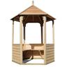 Waihi Trellis Side Gazebo W: 2m, H: 2.6m Natural Timber