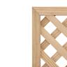 Framed Diagonal SS Trellis. 38x12 Premium Lath. H: 1800mm, W: 900mm