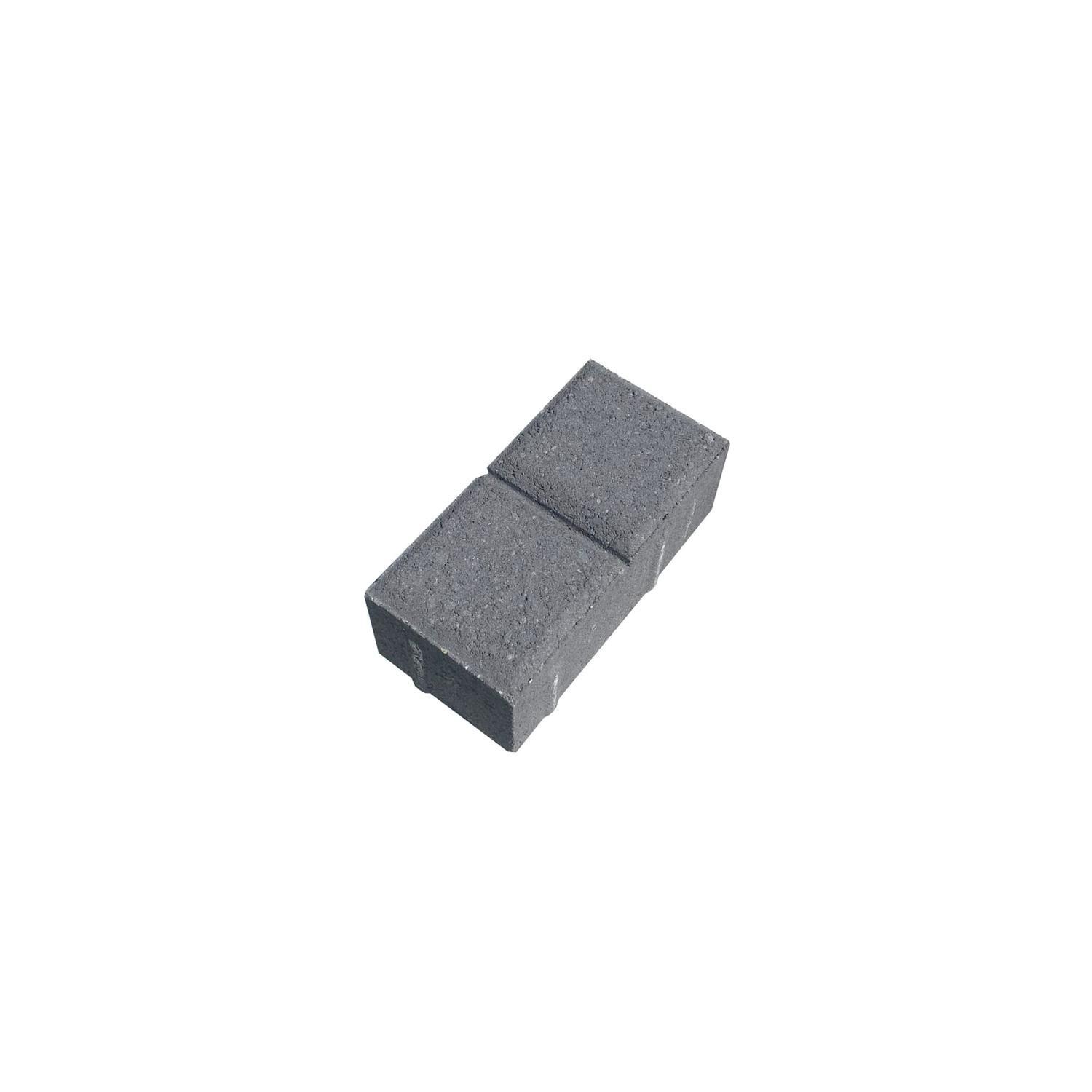 Concrete Paver L: 200mm, W: 100mm, D: 80mm Charcoal
