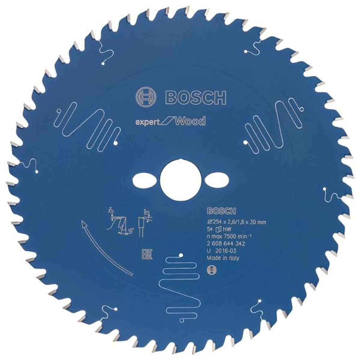 Wood Circular Saw Blade 54T 254 x 30mm