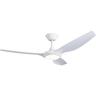 132cm White 3 Blade Ceiling Fan with 18W LED