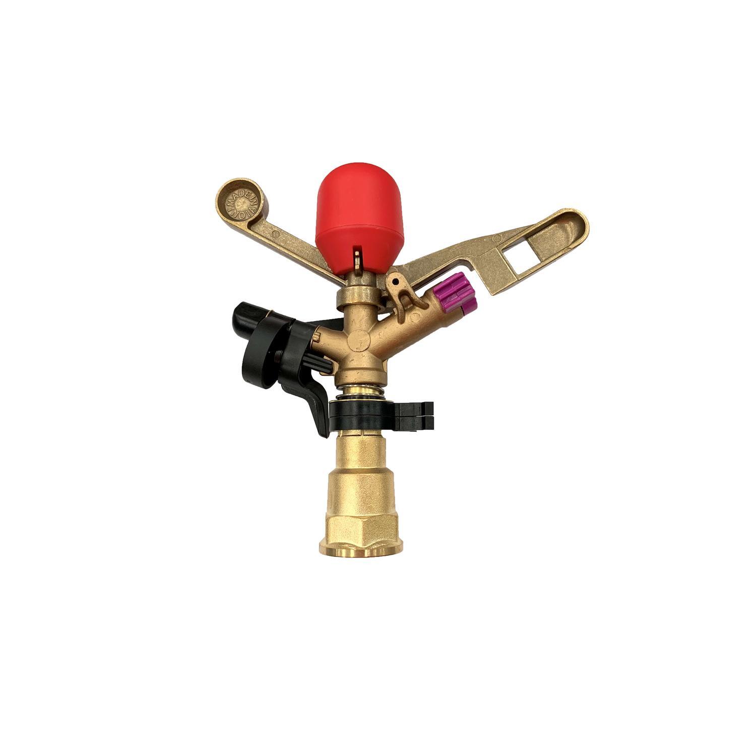 Part Circle Brass Impact Sprinkler