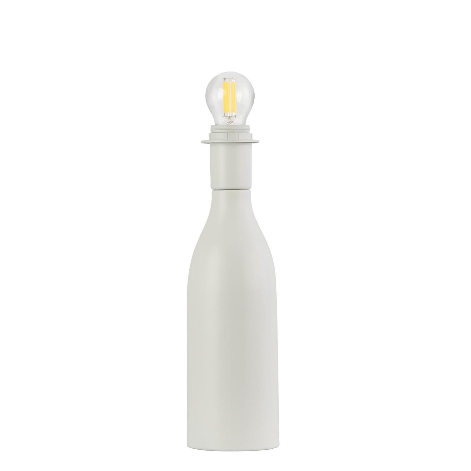 Table Lamp Base 90 x 320mm/40 Watt White