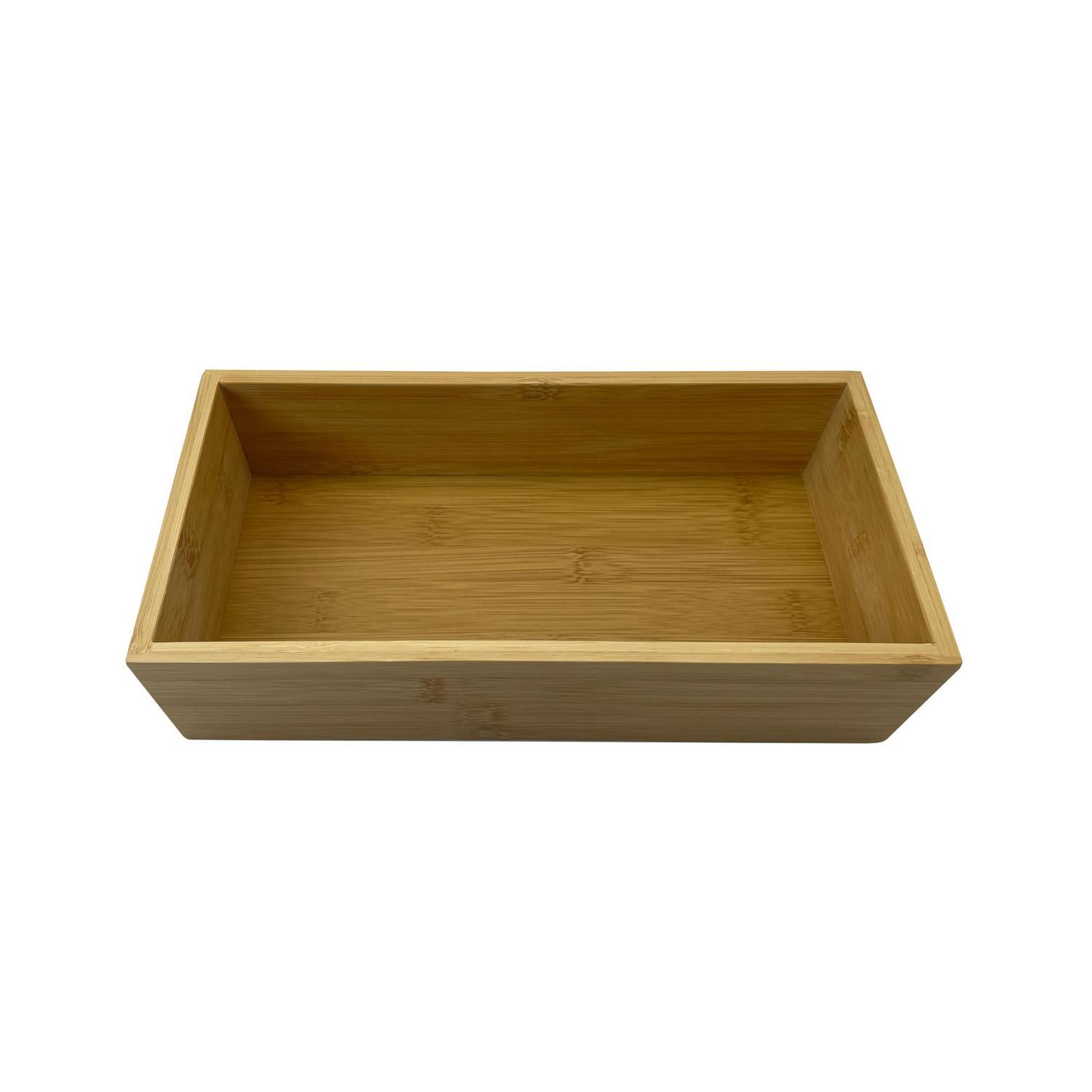 Drawer Organiser Bamboo 127 mm