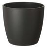 Recycled Plastic Elm Pot 11cm Charcoal  Charcoal