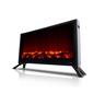 Flame Effect Convector Heater 2000W Black