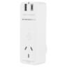 Ikuu Adaptor with USB Ports 230-240 Volt White