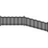 Bode Aluminium Fence Panel  H:950mm W:2430mm Black