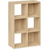 Essence 2x3 Organiser Cube H: 912 mm, W: 610 mm, D: 297 mm Oak