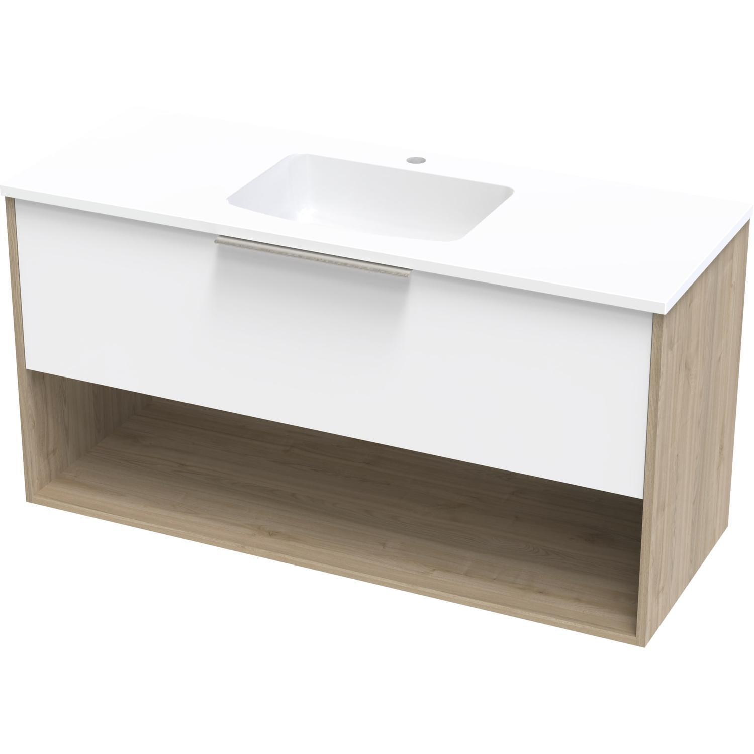 Nikau Grove 1200 Drawer Open Ultra Gloss White/Colour