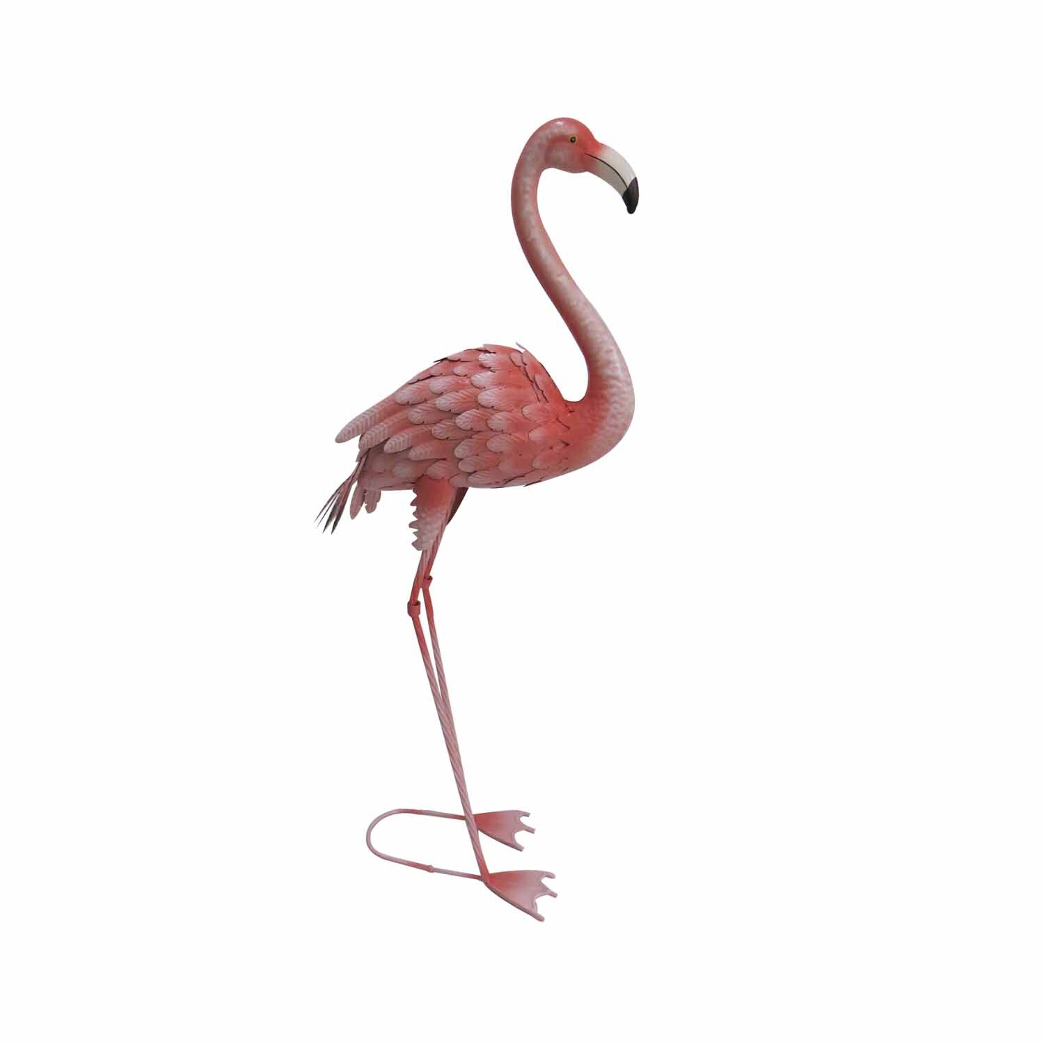 Metal Flamingo