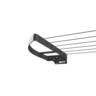 Wall Mount Folding Clothesline 24m Black