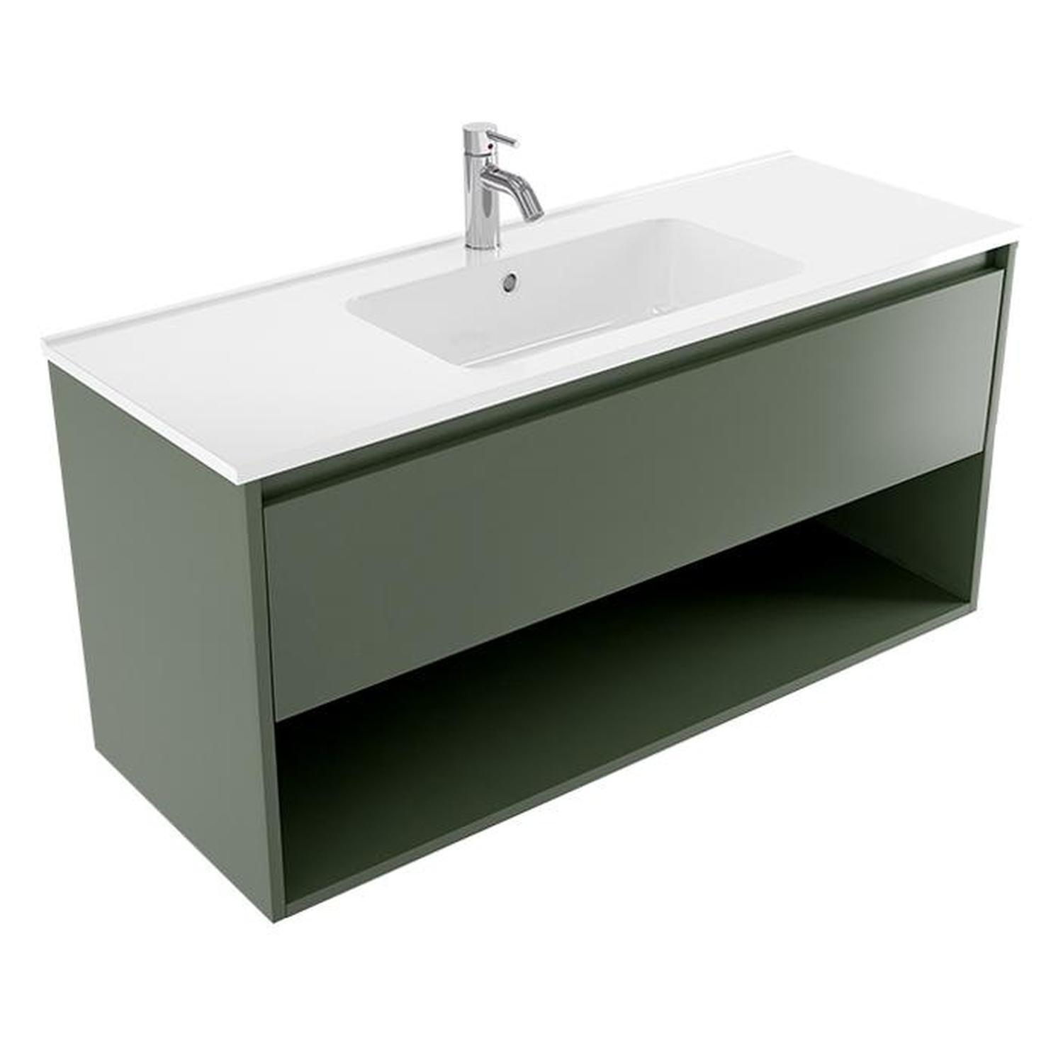 Wall Vanity 1200mm Green