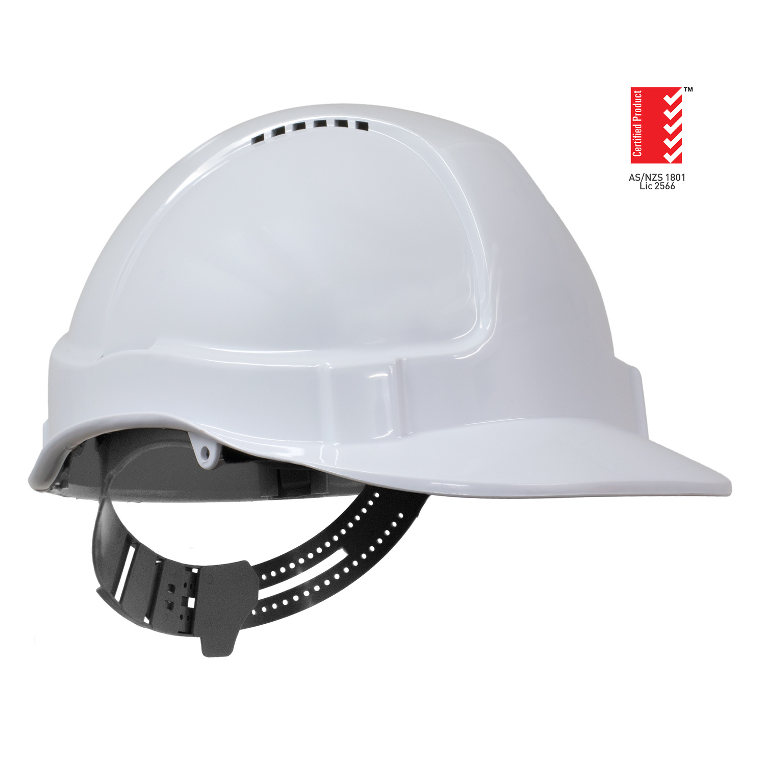 Hard Hat With Vented Pinlock Adjustment