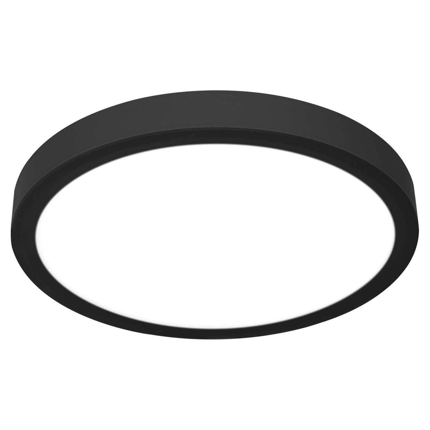 Slim Ceiling Light Multipower 300mm Black