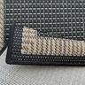 Muri 50x80cm Border Natural Black Outdoor Mat