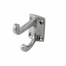 Hat & Coat Hook 96mm Satin Chrome Finish