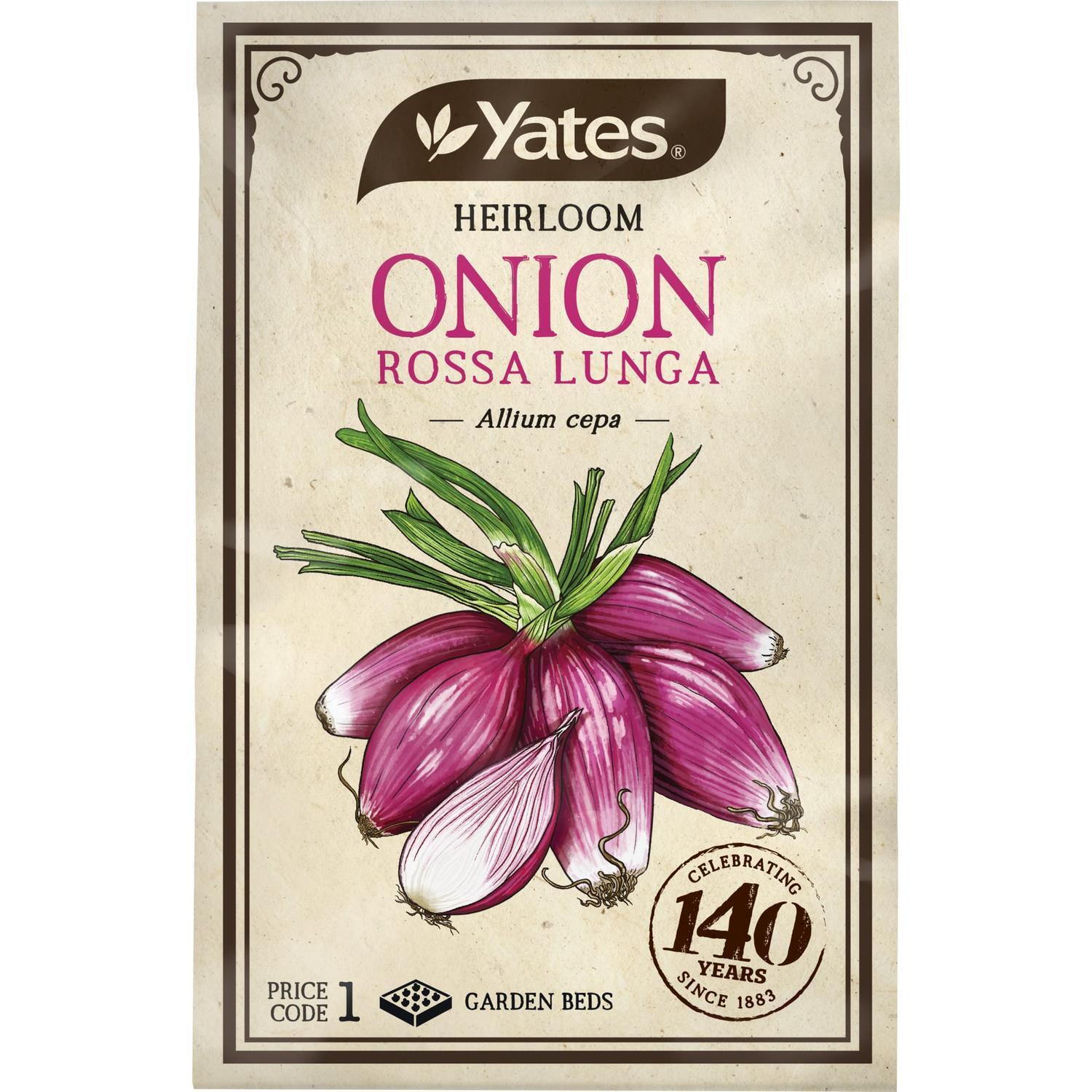 Heirloom Seeds Onion Rosa Lunga
