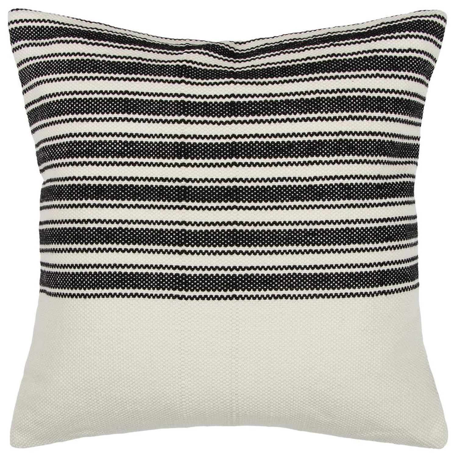 Outdoor Cushion 45cm Allegra Black/White